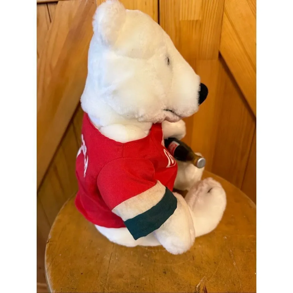 Vintage Coca Cola Polar Bear Stuffed Animal 1998 11